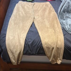 Tan Jogger Pants